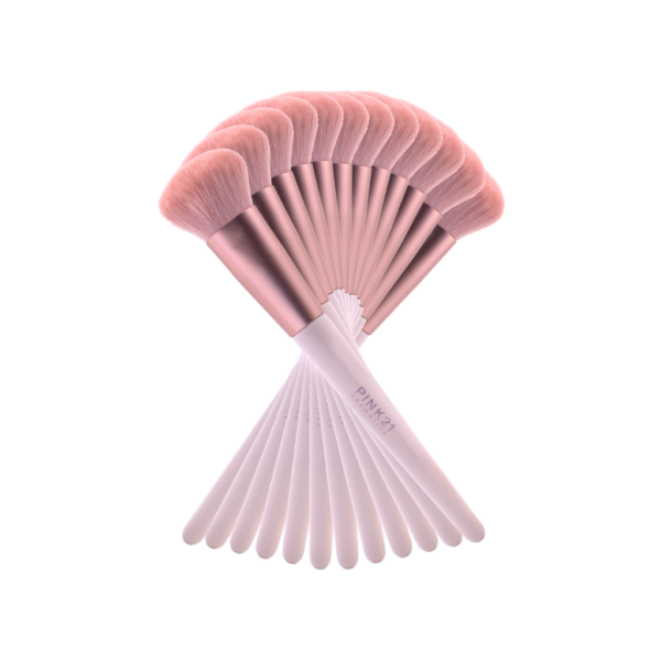 Pink 21 Pincel para Contorno - HB87270 - Kit com 12 Unidades