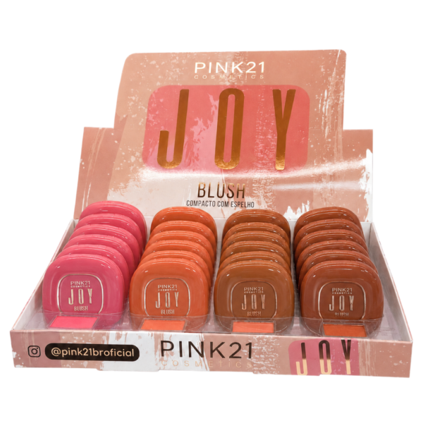 Pink 21 Blush Joy com Espelho - CS2787 - Box B 24 Un