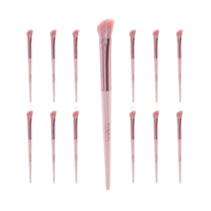 Pink 21 Pincel Chanfrado para Sombra - HB87281 - Kit com 12 Unidades
