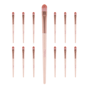 Pink 21 Pincel Língua de Gato Pequeno para Corretivo - HB87278 - Kit com 12 Unidades