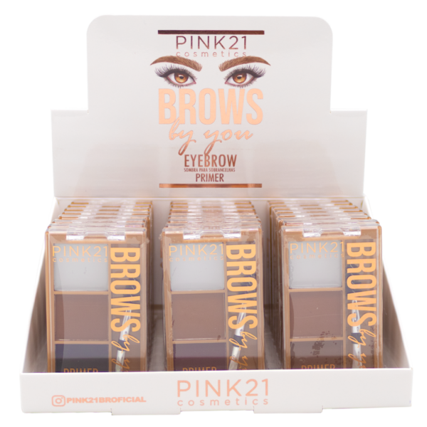 Pink 21 Sombra para Sobrancelha Brown - CS2786 - Box 24 Un