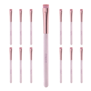 Pink 21 Pincel para Delimitação e Corretivo - HB87277 - Kit com 12 Unidades