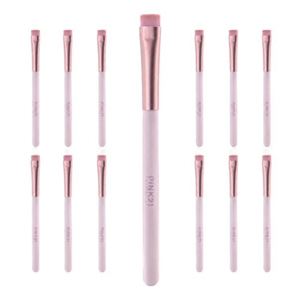 Pink 21 Pincel para Delimitação e Corretivo - HB87277 - Kit com 12 Unidades