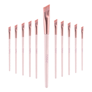 Pink 21 Pincel Chanfrado para Corretivo e Contorno - HB87285 - Kit com 12 Unidades