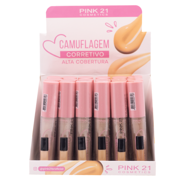 Pink 21 Corretivo Camuflagem - CS4368 - Box 24 Un