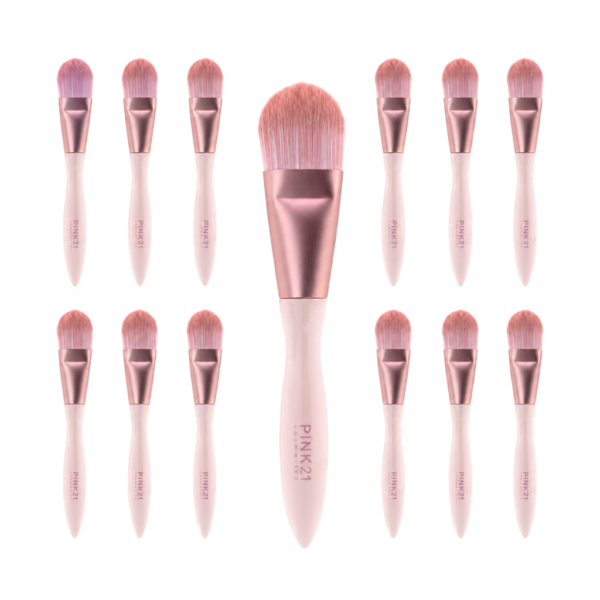 Pink 21 Pincel Língua de Gato para Base - HB87273 - Kit com 12 Unidades