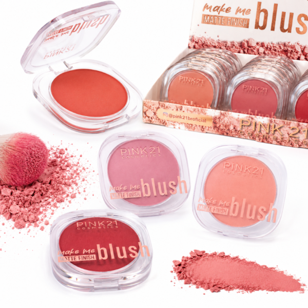 Pink 21 Blush Matte Make Me Matte Finish - CS3982 - Box 24 Un