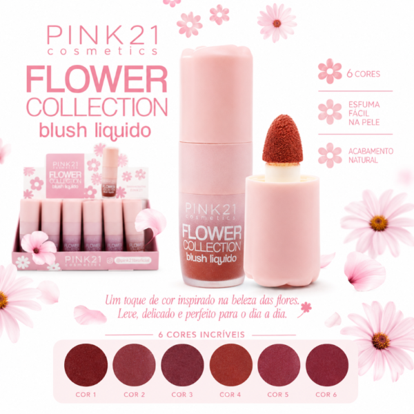 39e864ce51a886362389086ffb1a3cde-1.png Pink 21 Blush Líquido Flower Collection - CS5974 - Box 24 Un
