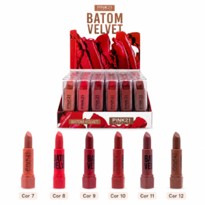 Pink 21 Batom Velvet - CS5732 - Box B 48 Un