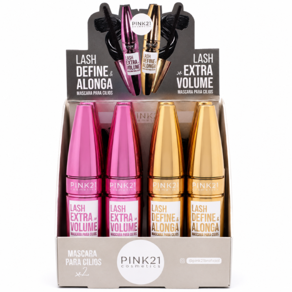 Pink 21 Máscara para Cílios Lash - CS5402 - Box 12 Un
