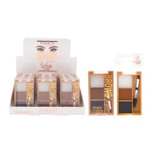 79edeb427d08ae811845420caa29e6bb.jpg Pink 21 Sombra para Sobrancelha Brown - CS2786 - Box 24 Un