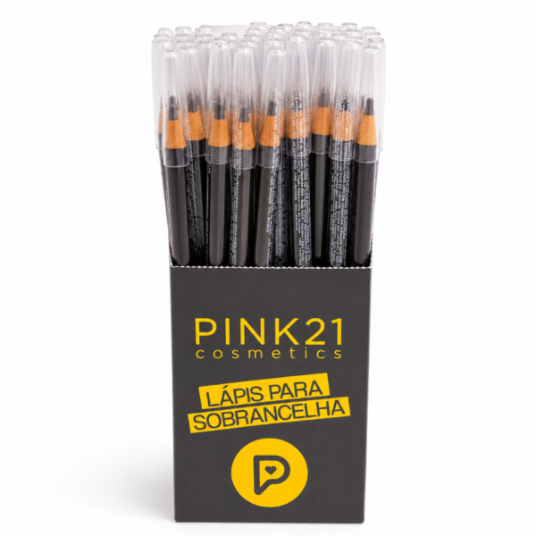 Pink 21 Lápis Dermográfico Preto para Sobrancelhas - CS5882 - Box 48 Un