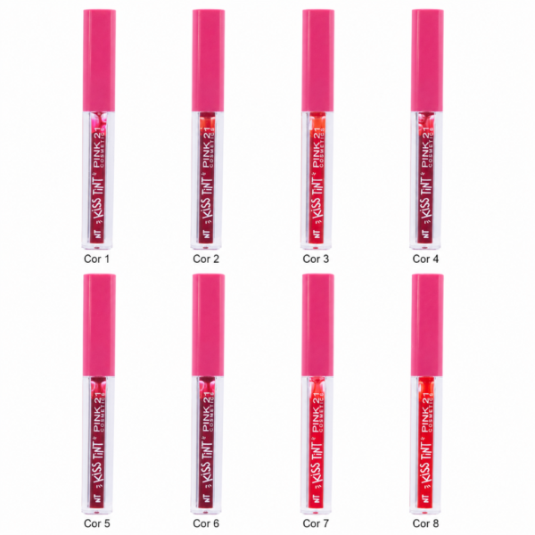 81f8b4f66115c288ce015768075ba49c.png Pink 21 Lip Gloss Kiss Tint - CS2855 - Box 48 Un