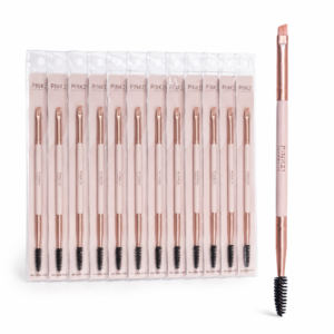 Pink 21 Pincel Duplo para Sobrancelhas - HB87280 - Kit com 12 Unidades