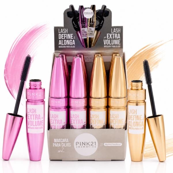 Pink 21 Máscara para Cílios Lash - CS5402 - Box 12 Un
