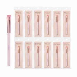 Pink 21 Pincel para Delimitação e Corretivo - HB87277 - Kit com 12 Unidades