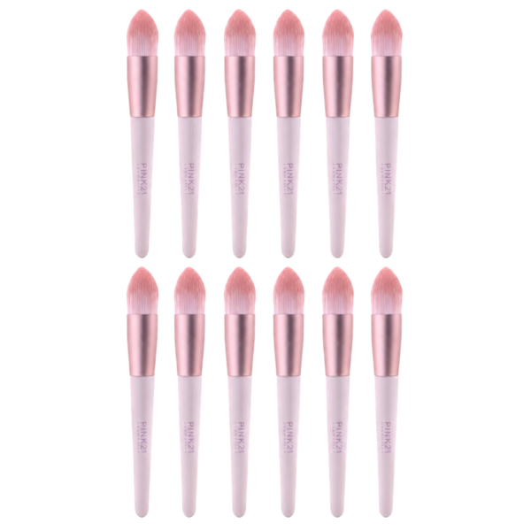 a28780c3dfad7b93305b0f3620b044c8.png Pink 21 Pincel para Pó - HB87271 - Kit com 12 Unidades