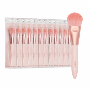 Pink 21 Pincel Língua de Gato para Base - HB87273 - Kit com 12 Unidades