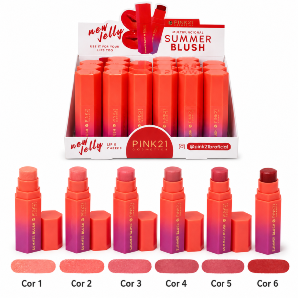 Pink 21 Blush Jelly Bastão - CS5278 - Box 24 Un