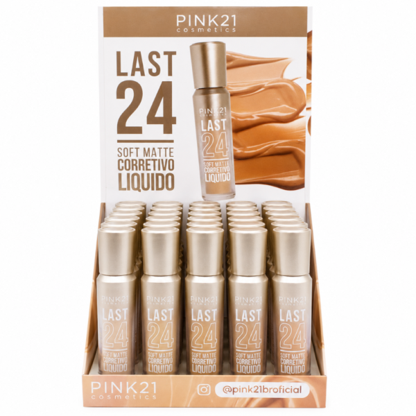 beaeb902f27283f94bbac96ebbfc8027-1.png Pink 21 Corretivo Líquido - CS5904 - Box 24 Un