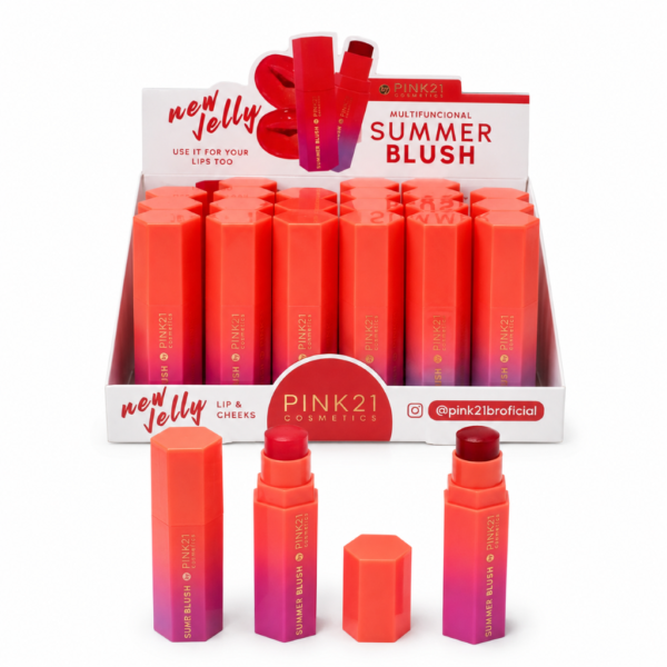 Pink 21 Blush Jelly Bastão - CS5278 - Box 24 Un