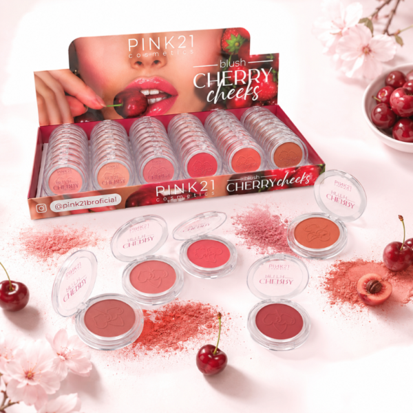 Pink 21 Blush Cherry Checks - CS3965 - Box 48 Un