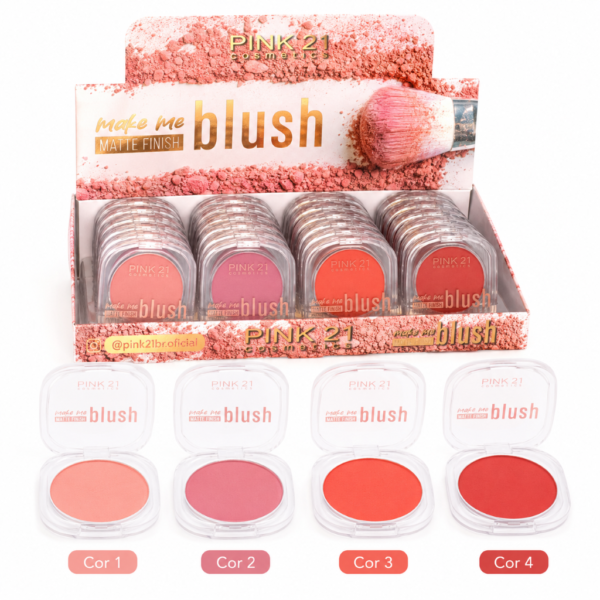 Pink 21 Blush Matte Make Me Matte Finish - CS3982 - Box 24 Un