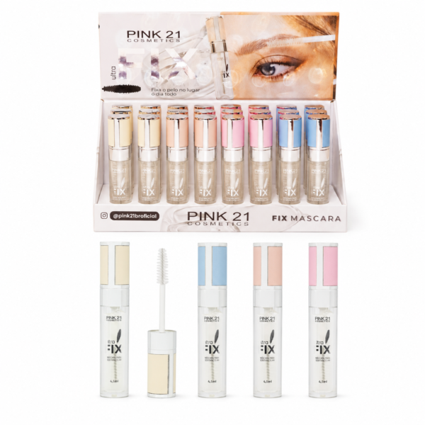 0060159639e2eae36c6140b6001027dd.png Pink 21 Máscara Incolor Ultra Fix para Sobrancelhas - CS3913 - Box 24 Un