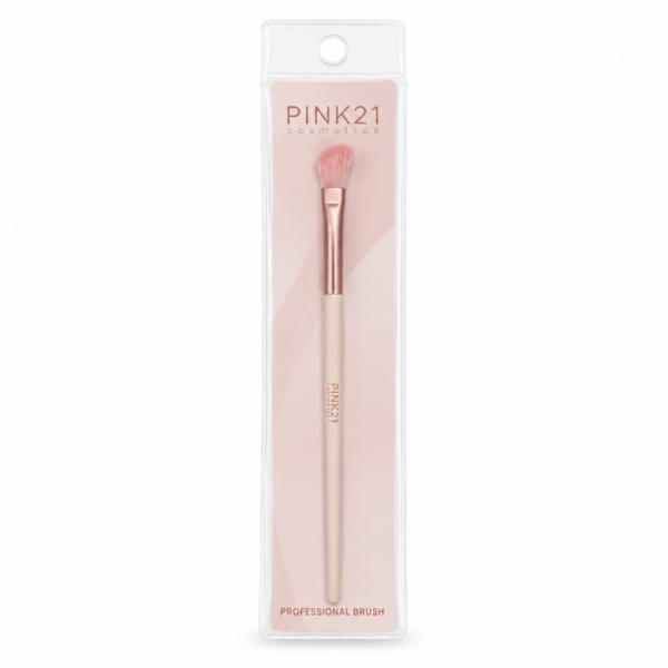 Pink 21 Pincel Chanfrado para Sombra - HB87281 - Kit com 12 Unidades