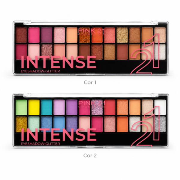 Pink 21 Paleta de Sombras Intense - CS3552 - Box 24 Un