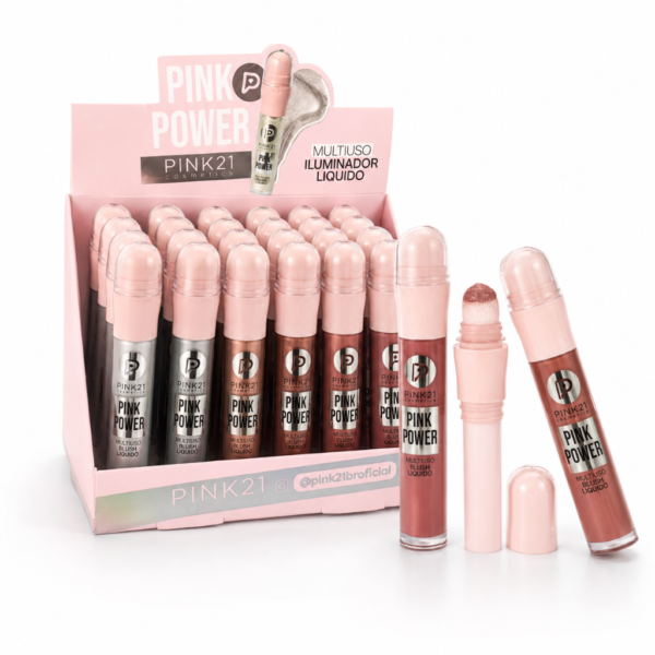 Pink 21 Pink Power Iluminador Líquido Multiuso - CS5638 - Box 24 Un