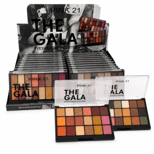 Pink 21 Paleta de Sombras The Gala 16 Cores - CS3638 - Box 24 Un