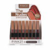 665dd29071d39bcd423794ec5f7a3706-1.png Pink 21 Batom Líquido The Nudes Cheiro de Chocolate - CS5725 - Box 48 Un
