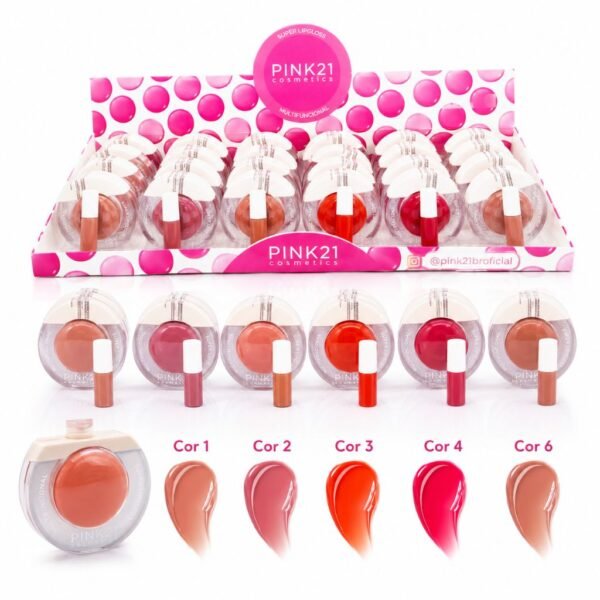 Pink 21 Super Lipgloss Multifuncional - CS5964 - Box 24 Un