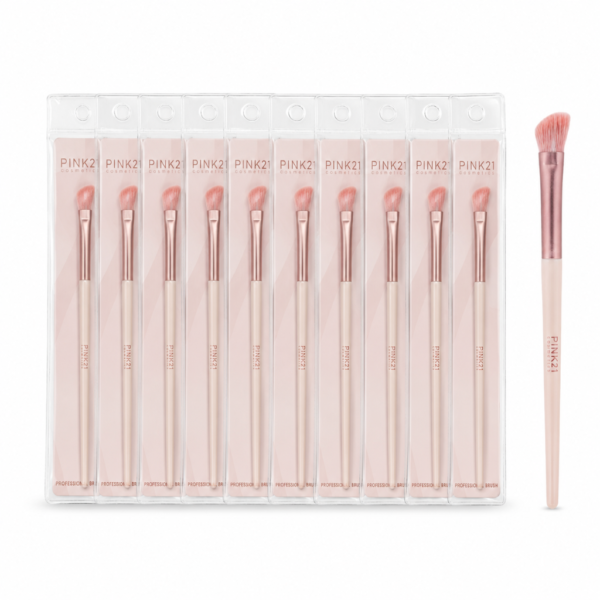 Pink 21 Pincel Chanfrado para Sombra - HB87281 - Kit com 12 Unidades