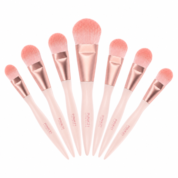 Pink 21 Pincel Língua de Gato para Base - HB87273 - Kit com 12 Unidades