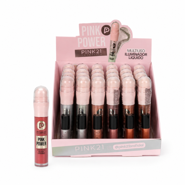 Pink 21 Pink Power Iluminador Líquido Multiuso - CS5638 - Box 24 Un