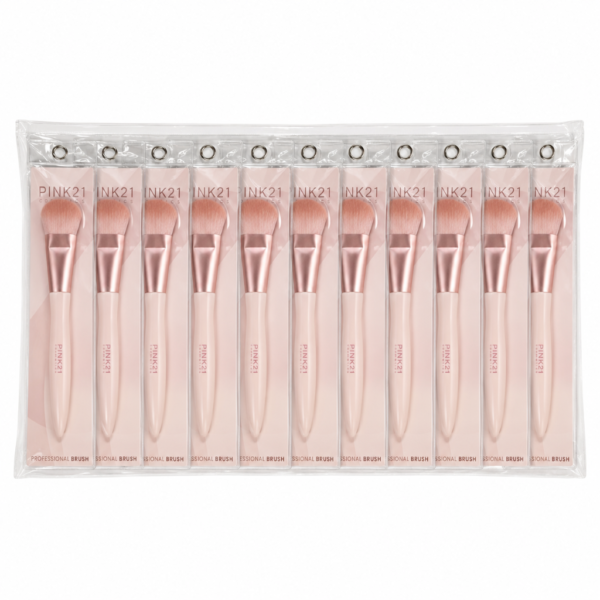 Pink 21 Pincel Língua de Gato para Base - HB87273 - Kit com 12 Unidades