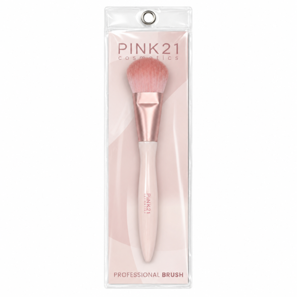 Pink 21 Pincel Língua de Gato para Base - HB87273 - Kit com 12 Unidades