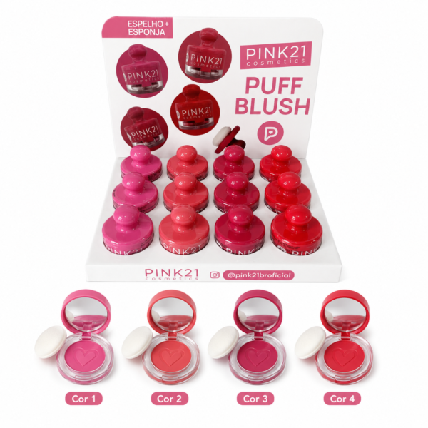 Pink 21 Puff Blush - CS5915 - Box 12 Un