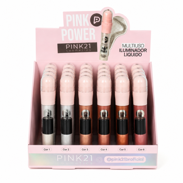 Pink 21 Pink Power Iluminador Líquido Multiuso - CS5638 - Box 24 Un