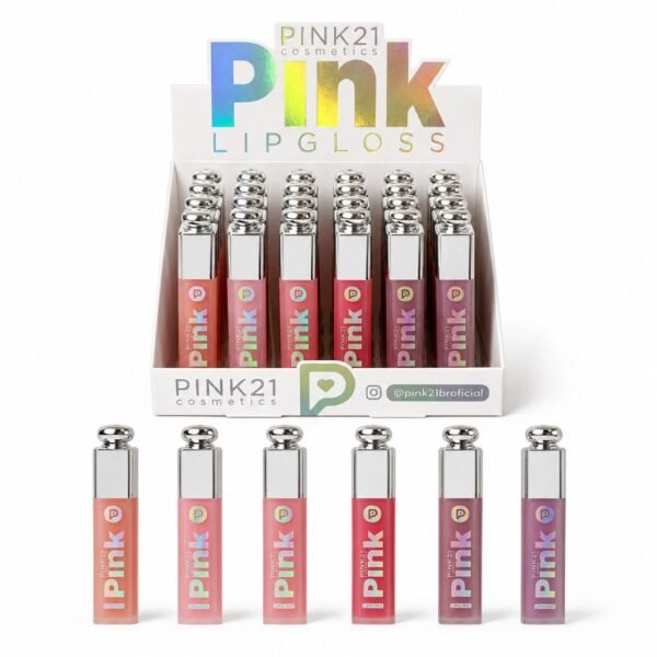 ca0a89ecfa6d67d06749462ba8710c03.jpg Pink 21 Pink Lip Gloss - CS6609 - Box 24 Un