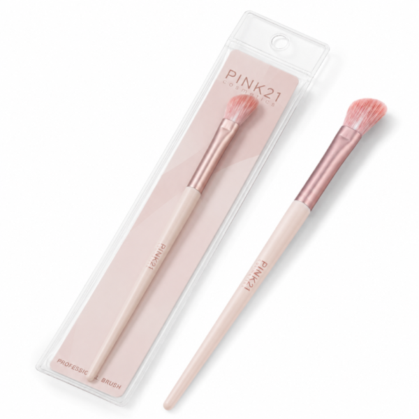 Pink 21 Pincel Chanfrado para Sombra - HB87281 - Kit com 12 Unidades