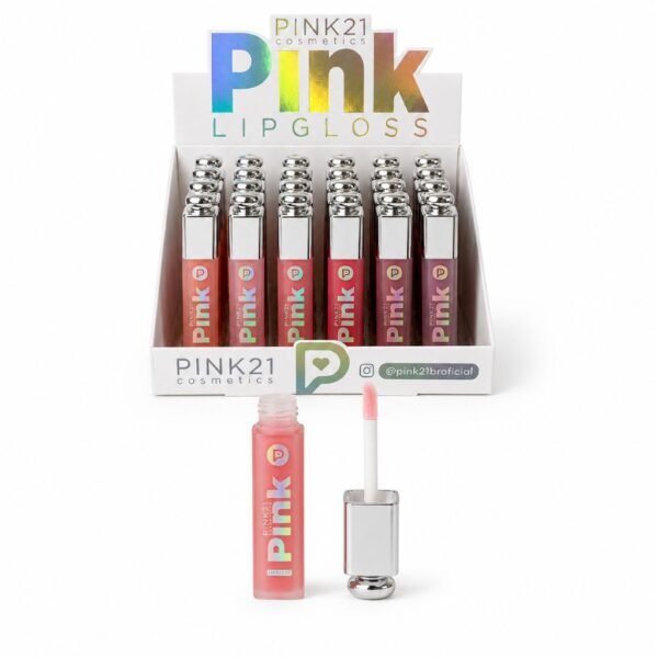 ebb31e4edad7206f714cf70b34c53da6.jpg Pink 21 Pink Lip Gloss - CS6609 - Box 24 Un