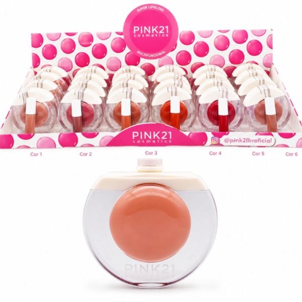 Pink 21 Super Lipgloss Multifuncional - CS5964 - Box 24 Un