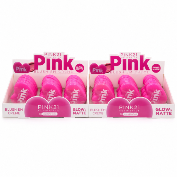 Pink 21 Pink Blush em Creme - CS6037 - Box B 12 Un