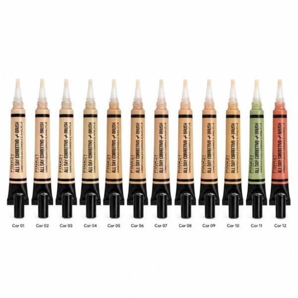 Pink 21 All Day Corretivo + Brush - CS6582 - Box 72 Un