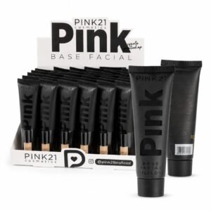 0dbd10b969856f61d1c8dd3fb2c59bce-1.jpg Pink 21 Base Facial Efeito Matte - CS6619 - Box 24 Un