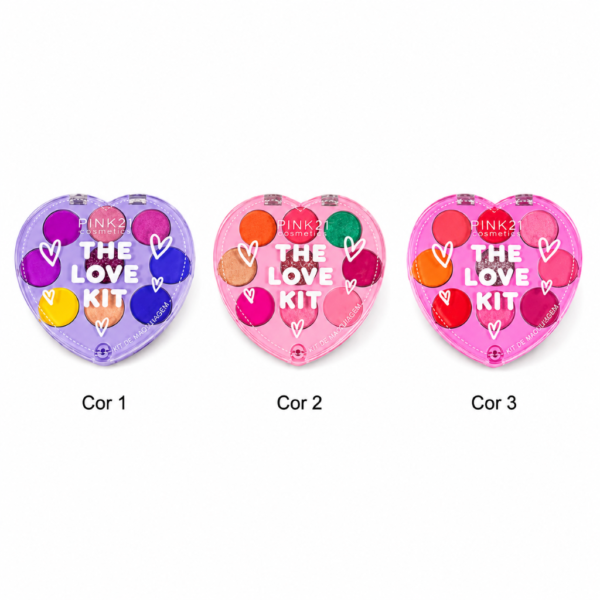 Pink 21 Paleta de Sombras The Love Kit - CS4629 - Box 12 Un