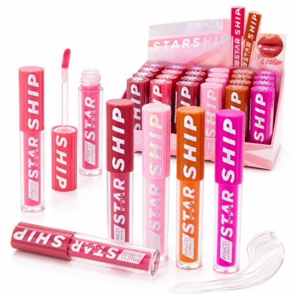 Pink 21 Lip Gloss Starship - CS5836 - Box 24 Un